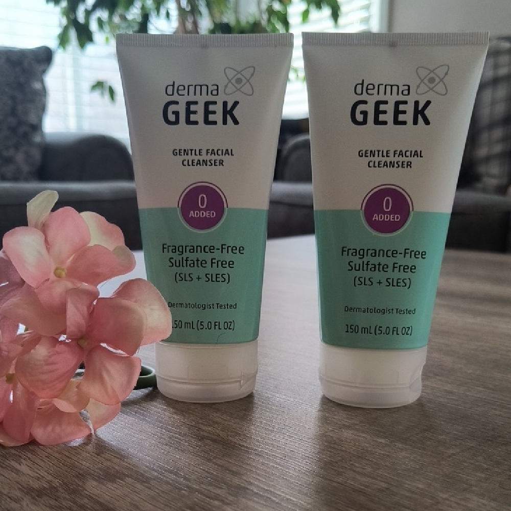 Derma Geek Gentle Facial Cleanser New 2 Pack